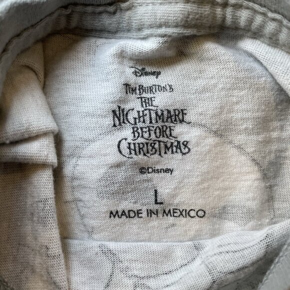 The Nightmare Before Christmas Jack Skellington Halloween SS Graphic Tee Youth L - Picture 9 of 9